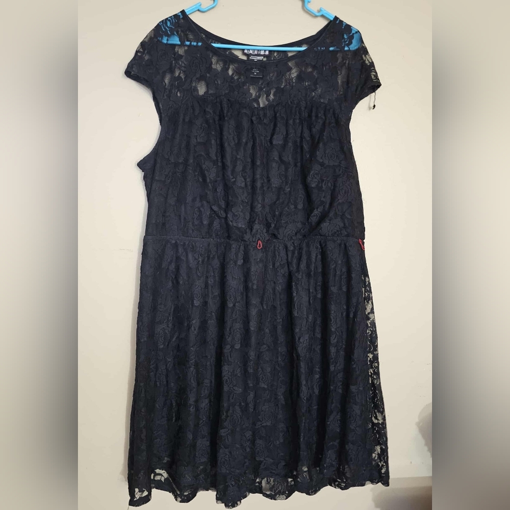 Paper Doll Black Lace Dress